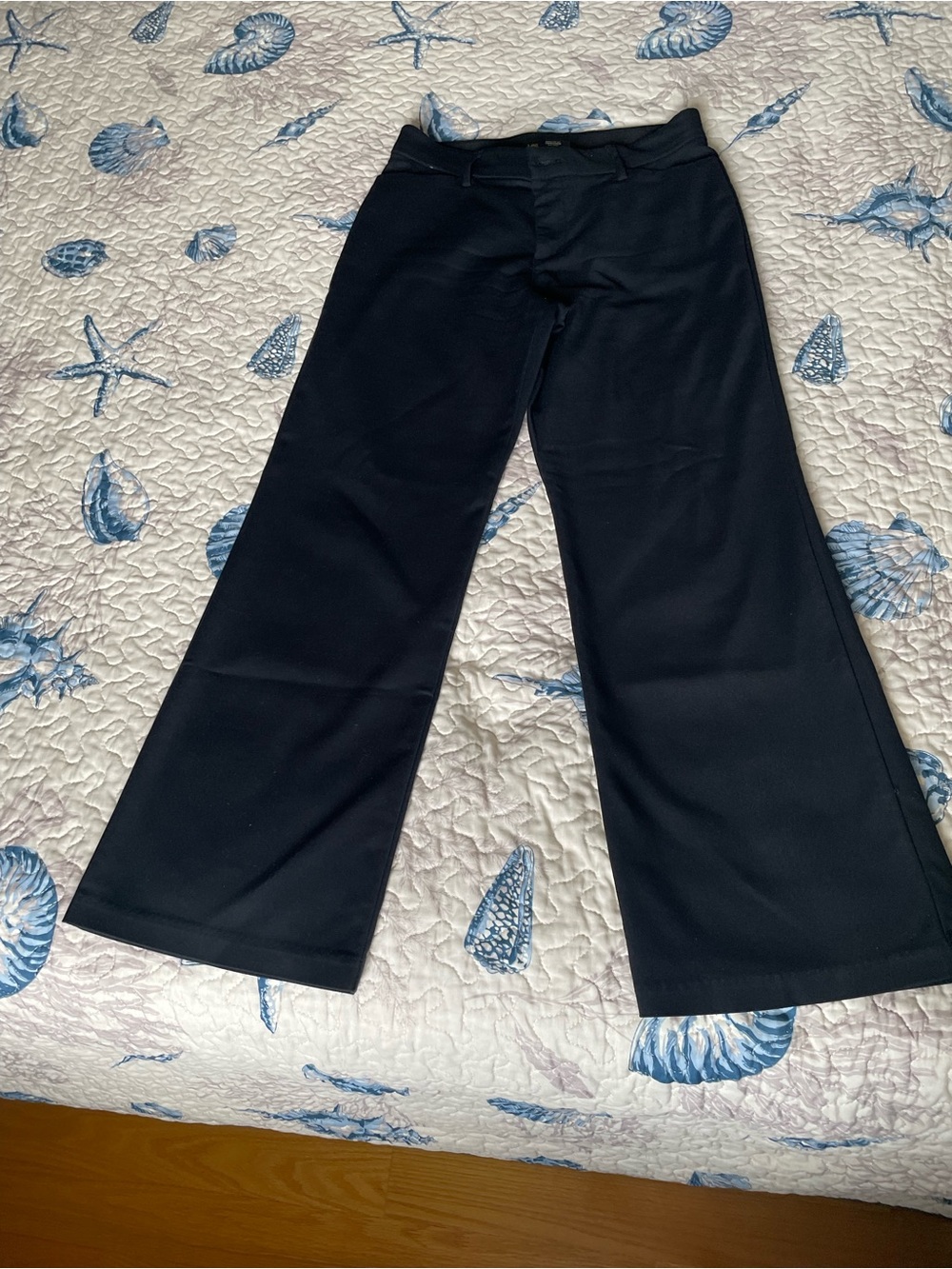 Lee Black Regular Fit Trouser - Mid Rise